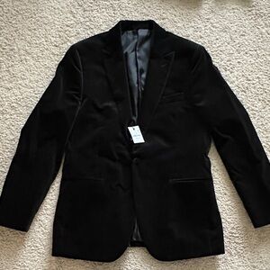 J.Crew Classic Black velvet Men's Blazer
